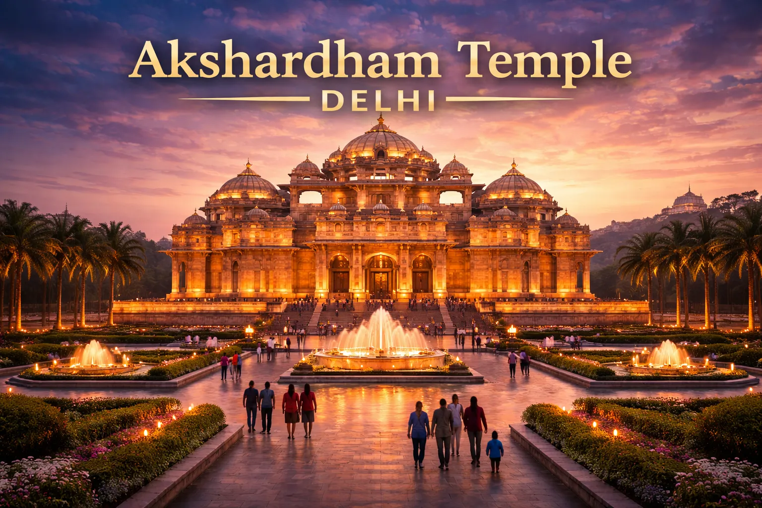 🛕 Akshardham Temple Delhi Travel Guide: Timings, Tickets, History & Visitor Tips