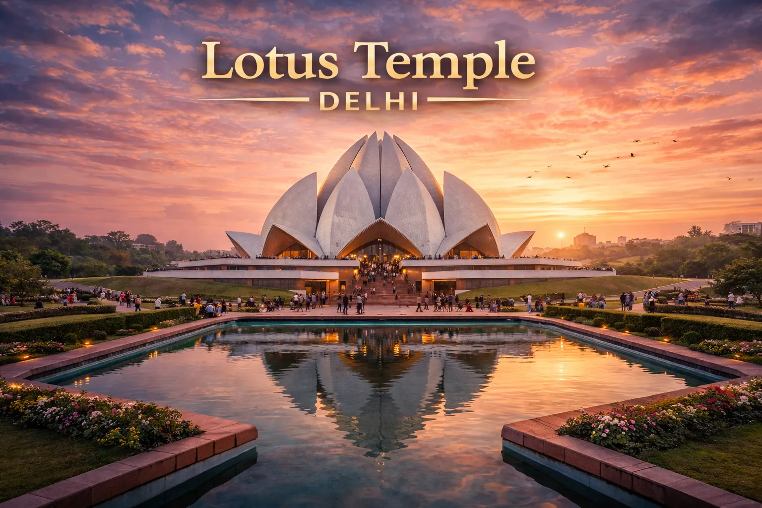🌸 Lotus Temple Travel Guide: Timings, Architecture, History & Visitor Tips