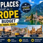 budget travel Europe affordable city destinations collage